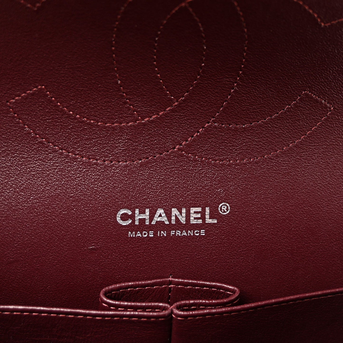 Lambskin Quilted Jumbo Double Flap Black