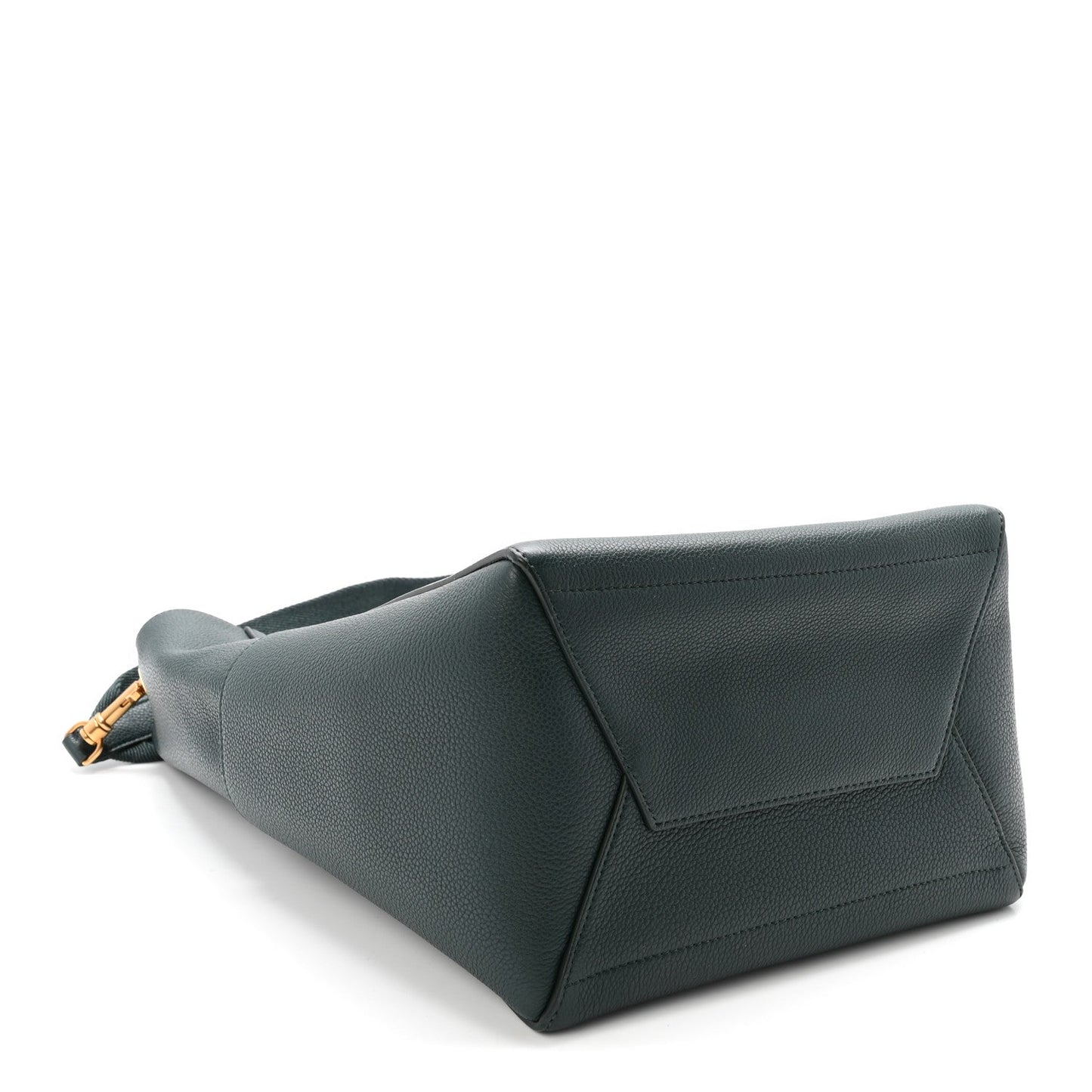 Soft Grained Calfskin Sangle Bucket Bag Amazone