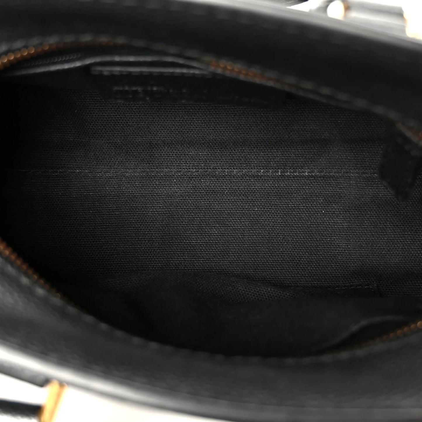 Alexander McQueen Pebbled Calfskin Mini Skull Padlock Zip Around Tote Black