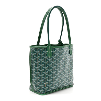 Goyardine Reversible Mini Anjou Green