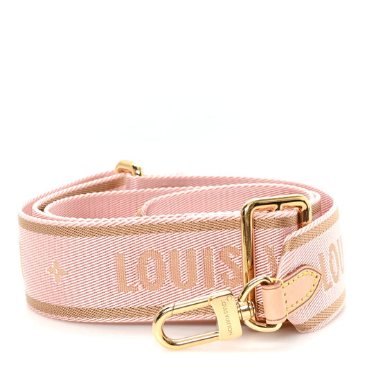 Monogram Multi Pochette Accessories Bandouliere Shoulder Strap Rose Clair