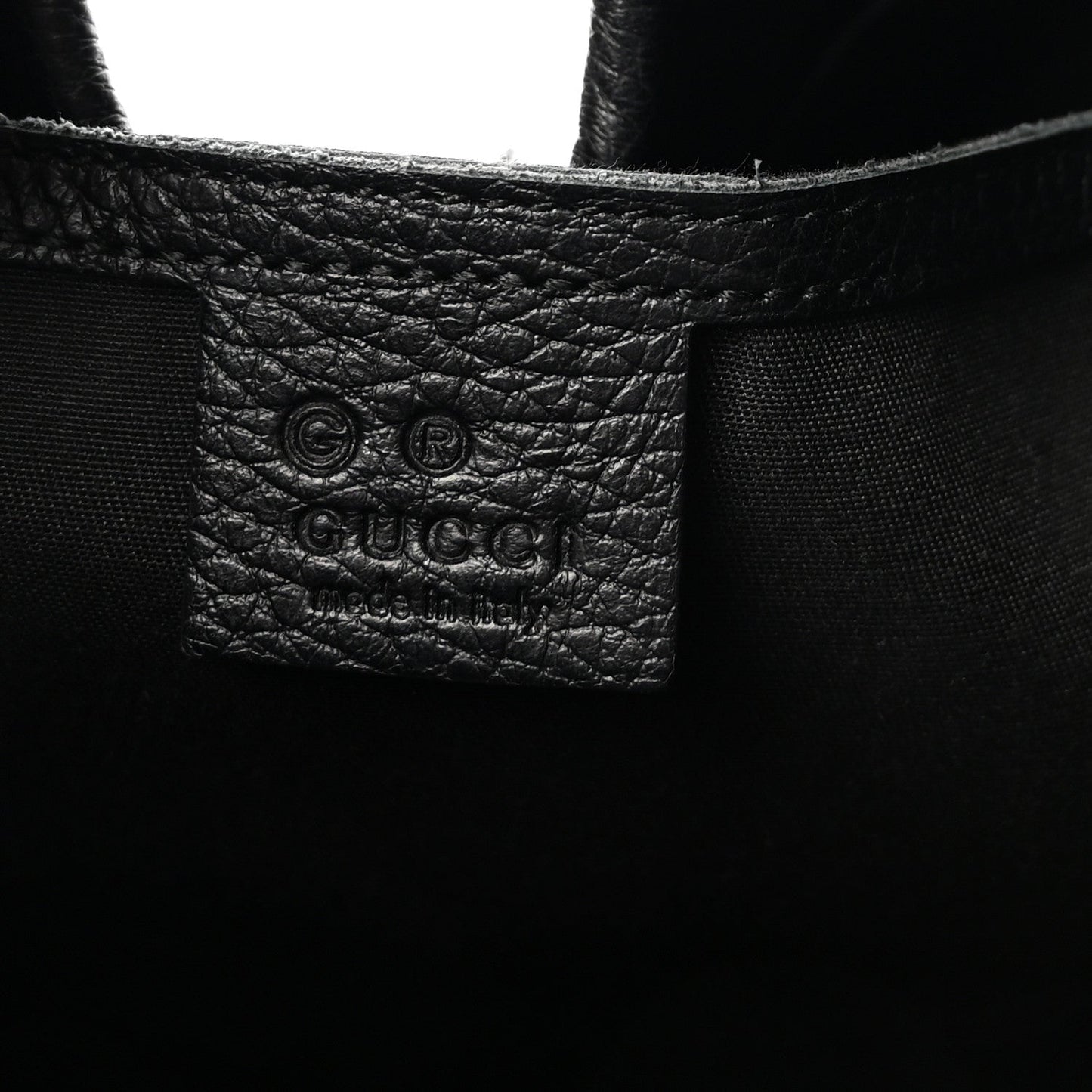 Pebbled Calfskin Large Joy Shoulder Bag Black