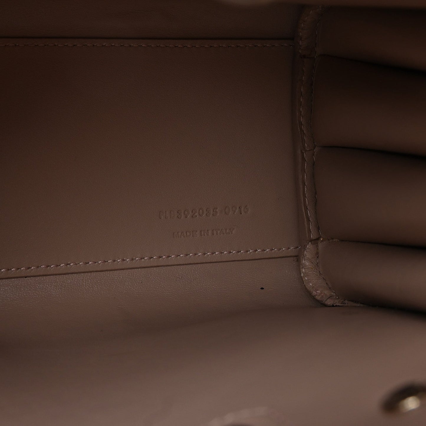 Grained Calfskin Nano Sac De Jour Antique Rose