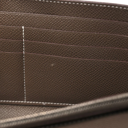 Epsom Kelly Longue Wallet Etoupe