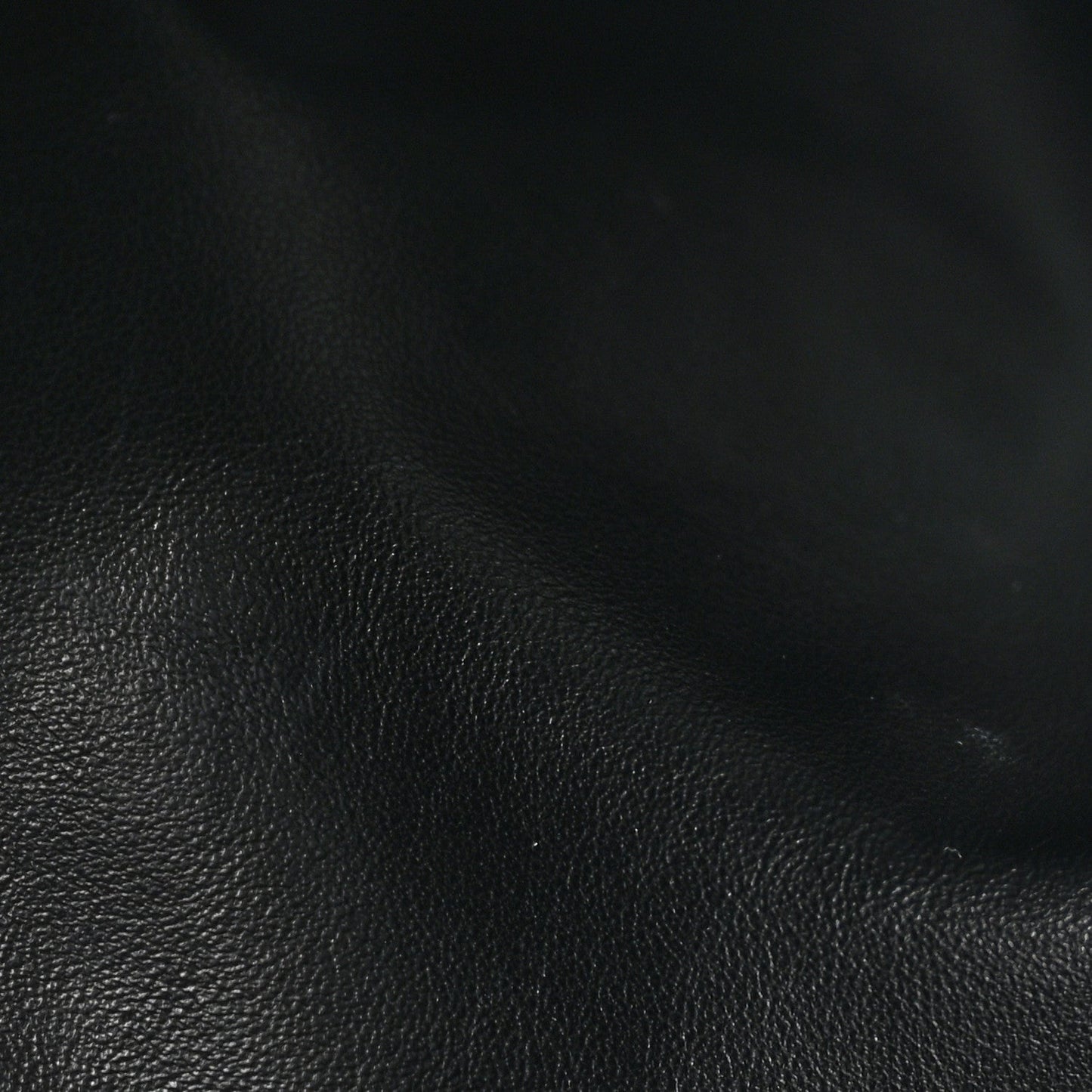 Bark Calfskin Embossed The Pouch Oversized Clutch Black