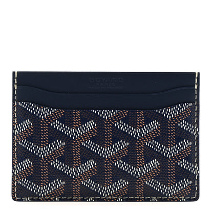 Goyardine Saint Sulpice Card Holder Navy
