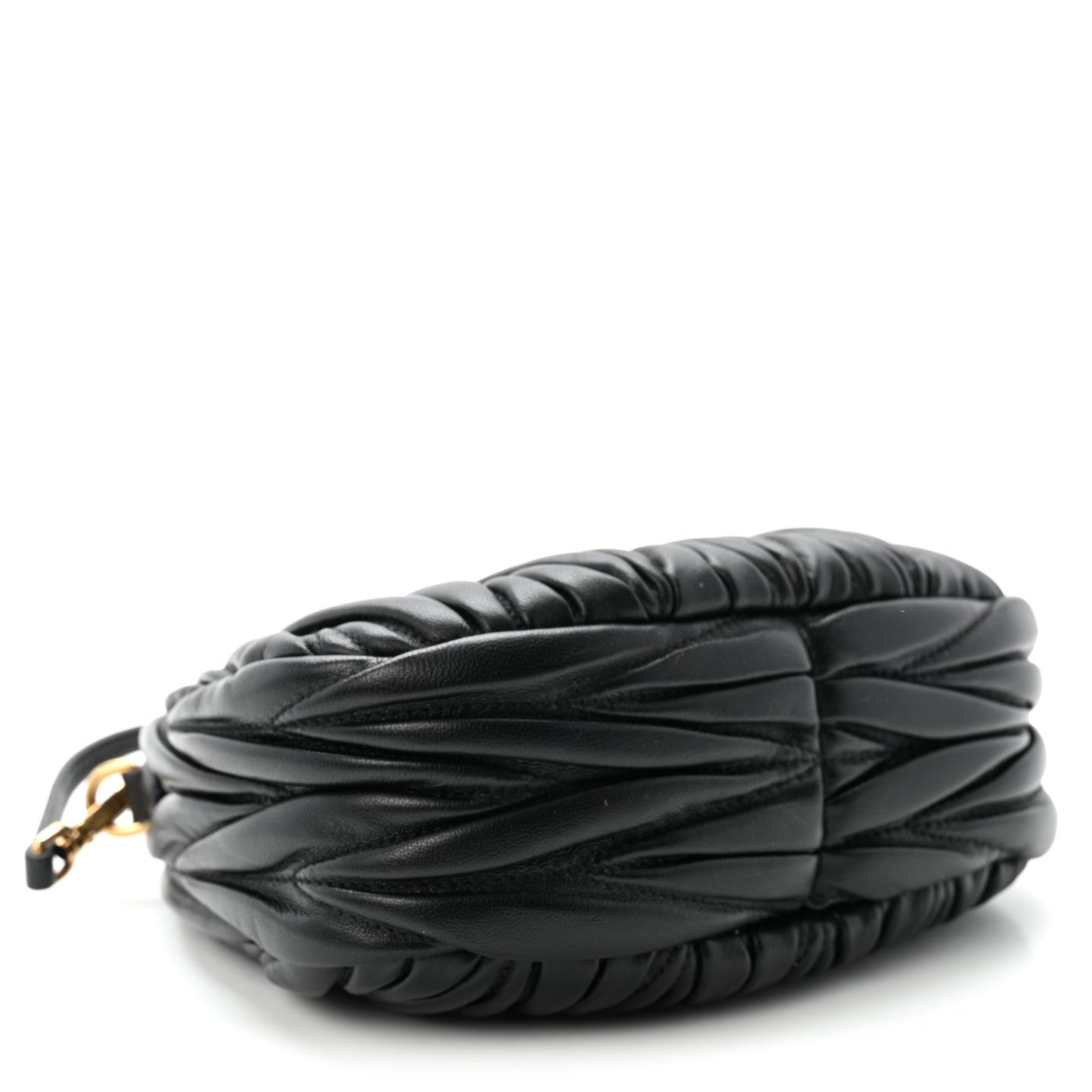 Nappa Matelasse Mini Wander Hobo Black