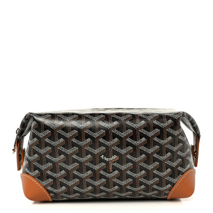 Goyardine Boeing 25 Trousse de Toilette Black Gold