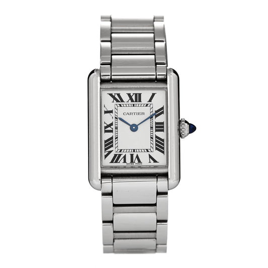 Stainless Steel 22mm Tank Must Quartz Watch