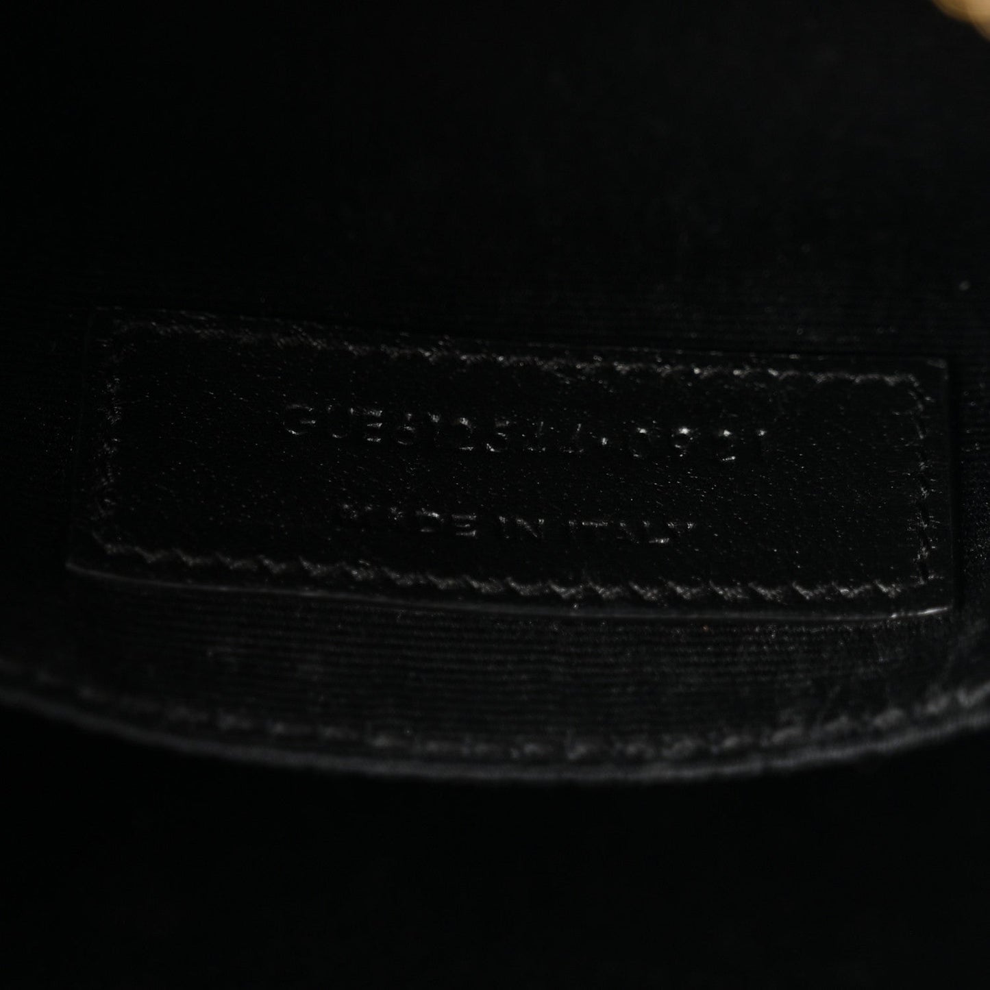 Calfskin Matelasse Monogram Lou Camera Bag Dark Beige