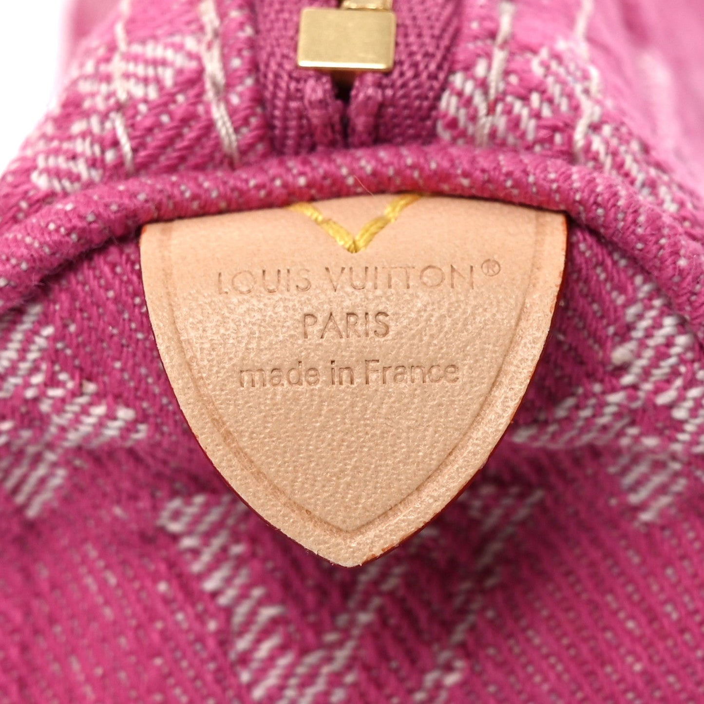 Denim Trousse Speedy Fuchsia