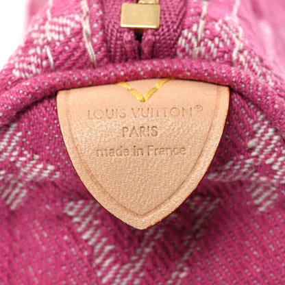 Denim Trousse Speedy Fuchsia