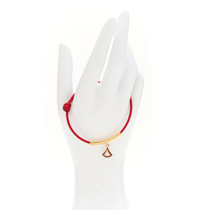 Divas' Dream Cord Bracelet Red Gold
