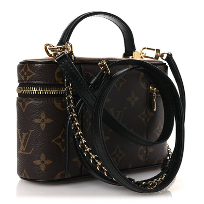 Reverse Monogram Vanity Chain Pouch