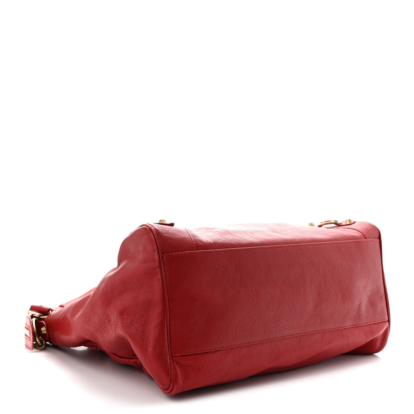Sugar Goatskin Classic Gold Hardware Velo Rouge Coquelicot
