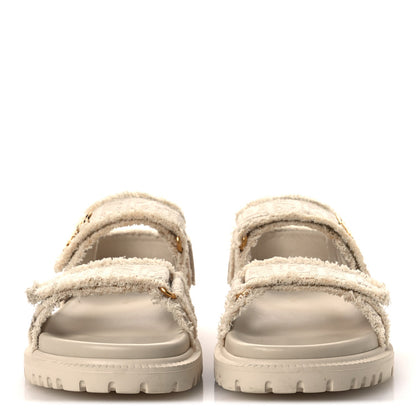 Cotton Dioract 10mm Sandals 36 Natural