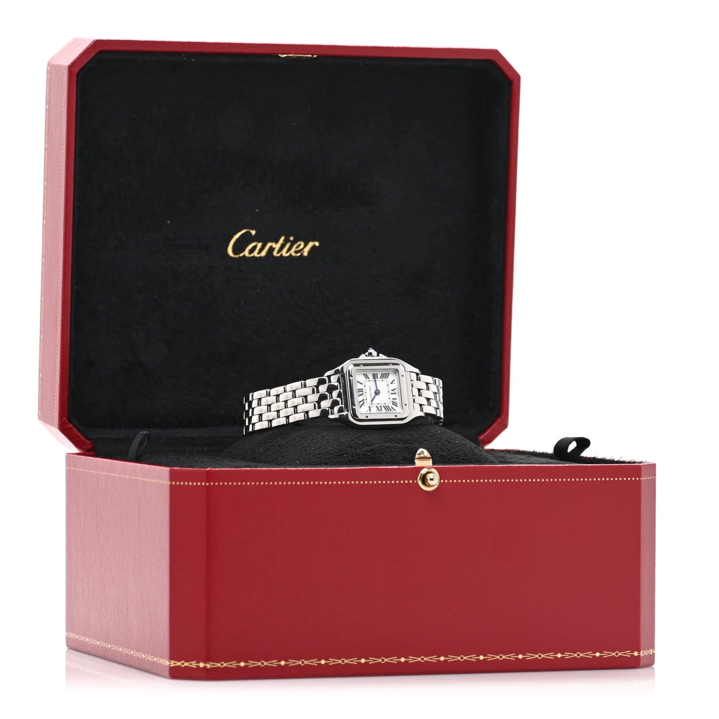 Cartier Stainless Steel 22mm Panthere Quartz Watch