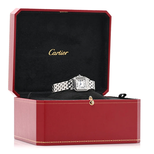 Cartier Stainless Steel 22mm Panthere Quartz Watch